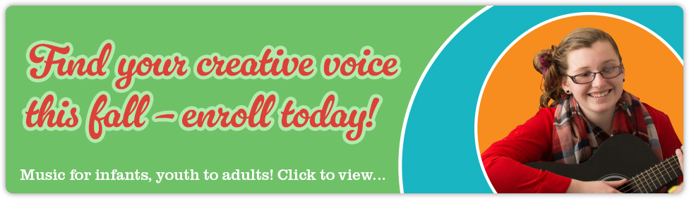 Fuel your creative voice this fall - click to register!